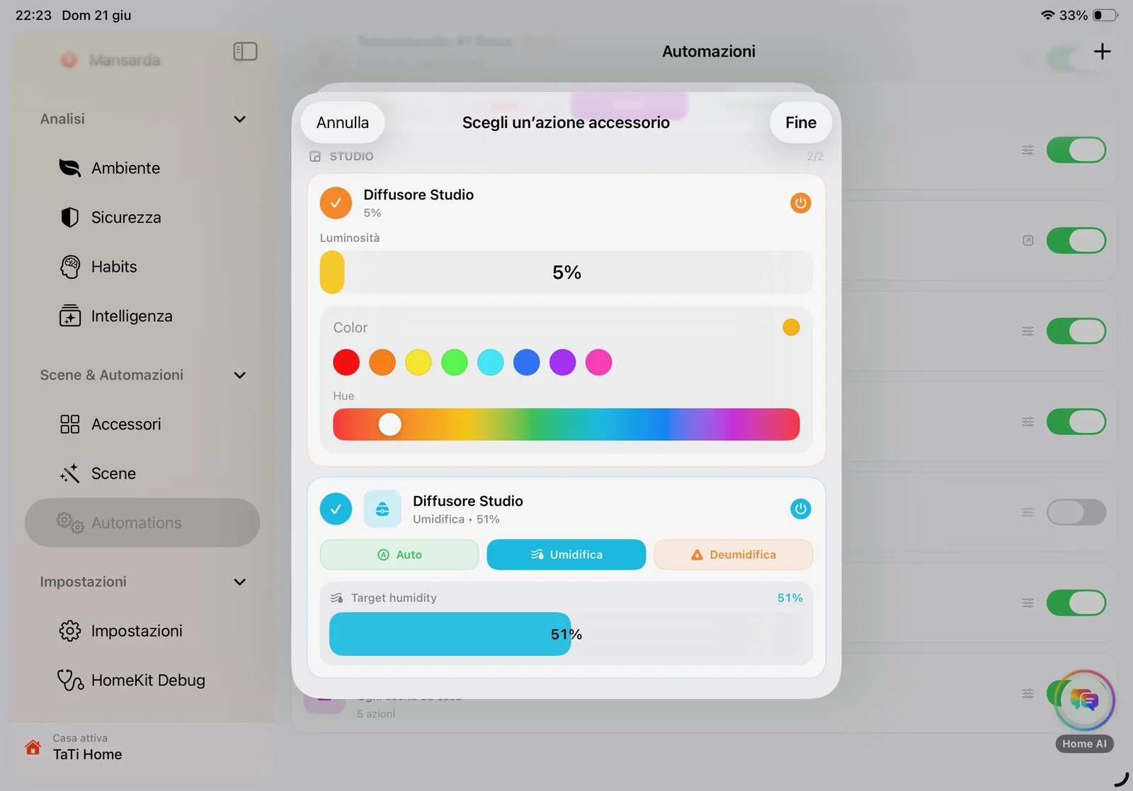 Automation screenshot